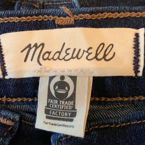 16. Madewell 10” High Rise Skinny Jeans in Hayes Wash - Picture 7 of 16